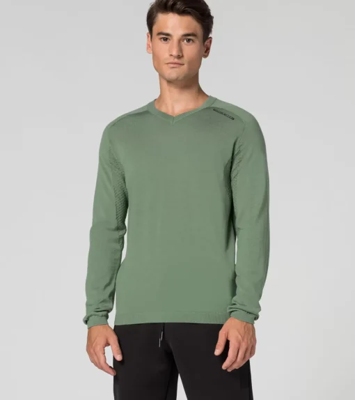 Evoknit® V-Neck Pullover